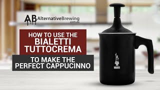 How to Use the Bialetti Tuttocrema Milk Frother [upl. by Zirkle]