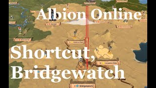 Albion Online  Caerleon to Bridgewatch fast almost safely [upl. by Ellord]