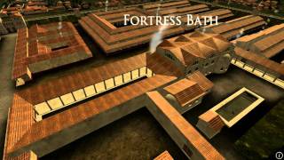 Animation of ancient Roman Fort in Caerleon Wales [upl. by Hyacintha]