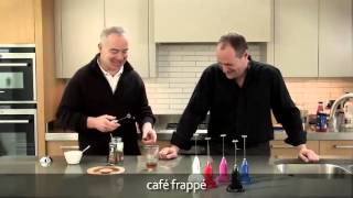 How to make a frappé coffee using an aerolatte milk frother [upl. by Lewls]