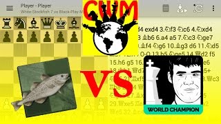 Stockfish 7 vs Play Magnus Age 25max FULL HD [upl. by Enelrae432]