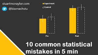 Ten Statistical Mistakes in 5 Min [upl. by Elisabeth]