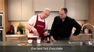 How to make a hot chocolate using an aerolatte milk frother [upl. by Chon]