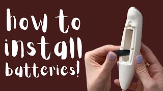 How To Install Batteries On The Milk BOSS Milk Frother By Zulay Kitchen [upl. by Lyndes]